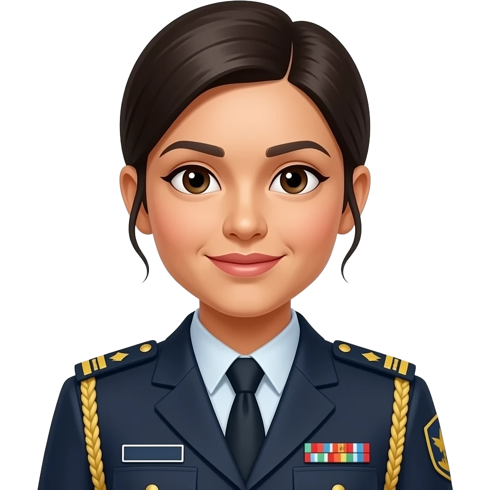 WOMEN uniform ias officer emoji