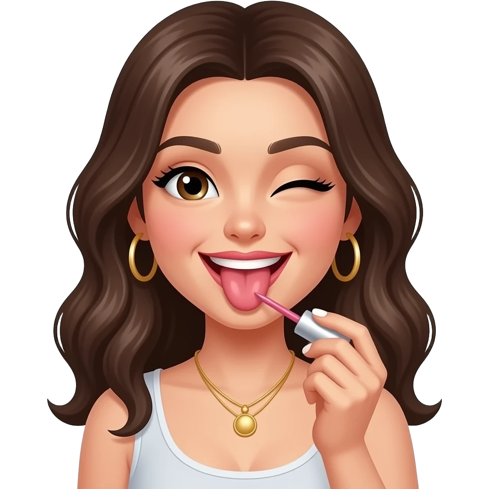 😝💅🏻 emoji