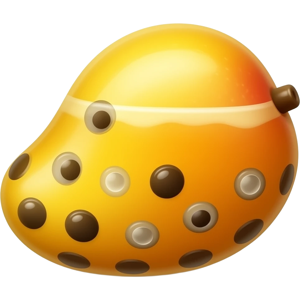 Mango boba emoji