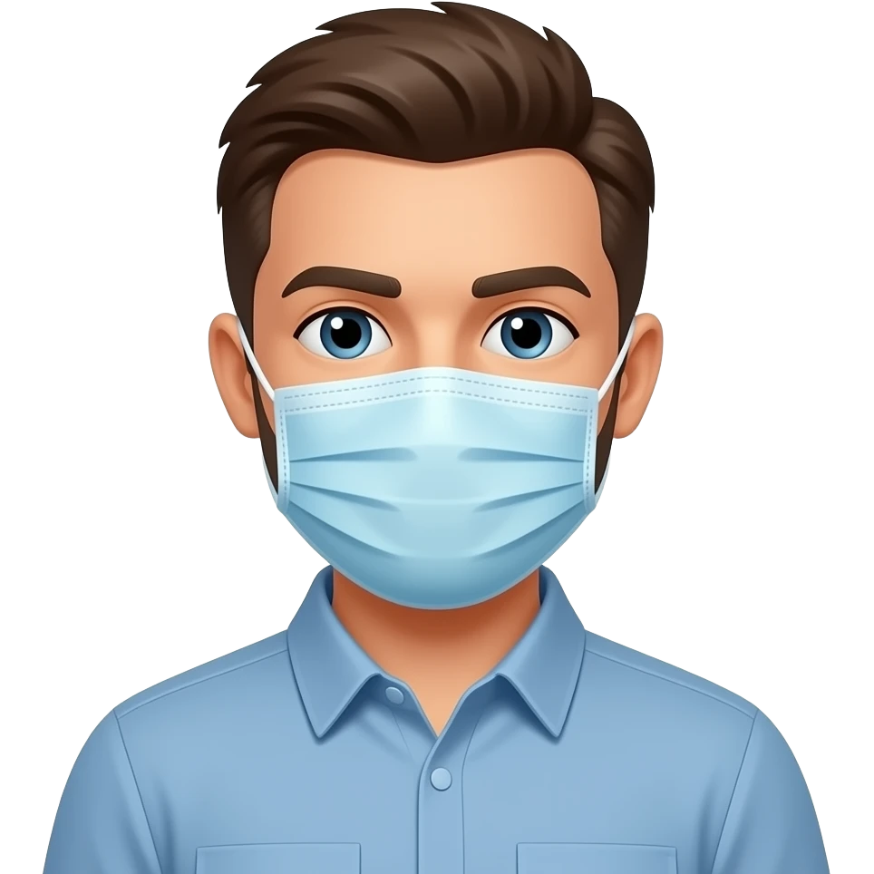 man with Mask emoji
