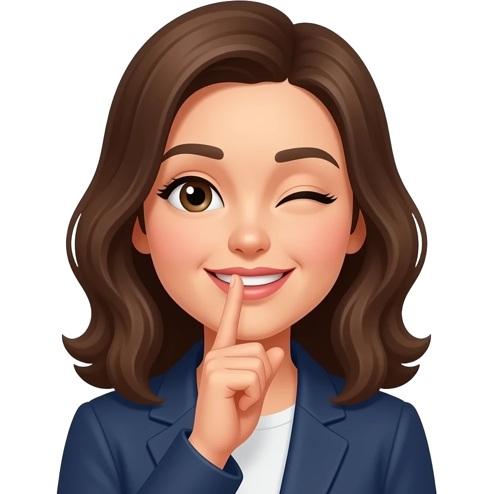 Біла лайка emoji