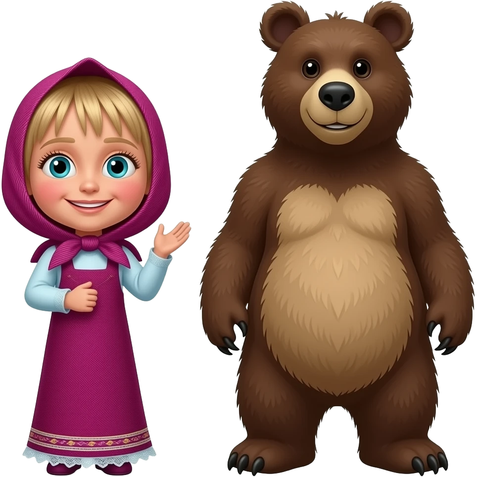 ماشا و الدب emoji