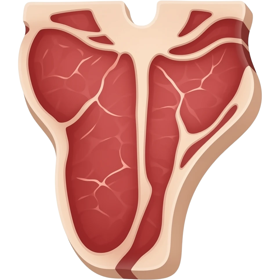 T-Bone red emoji