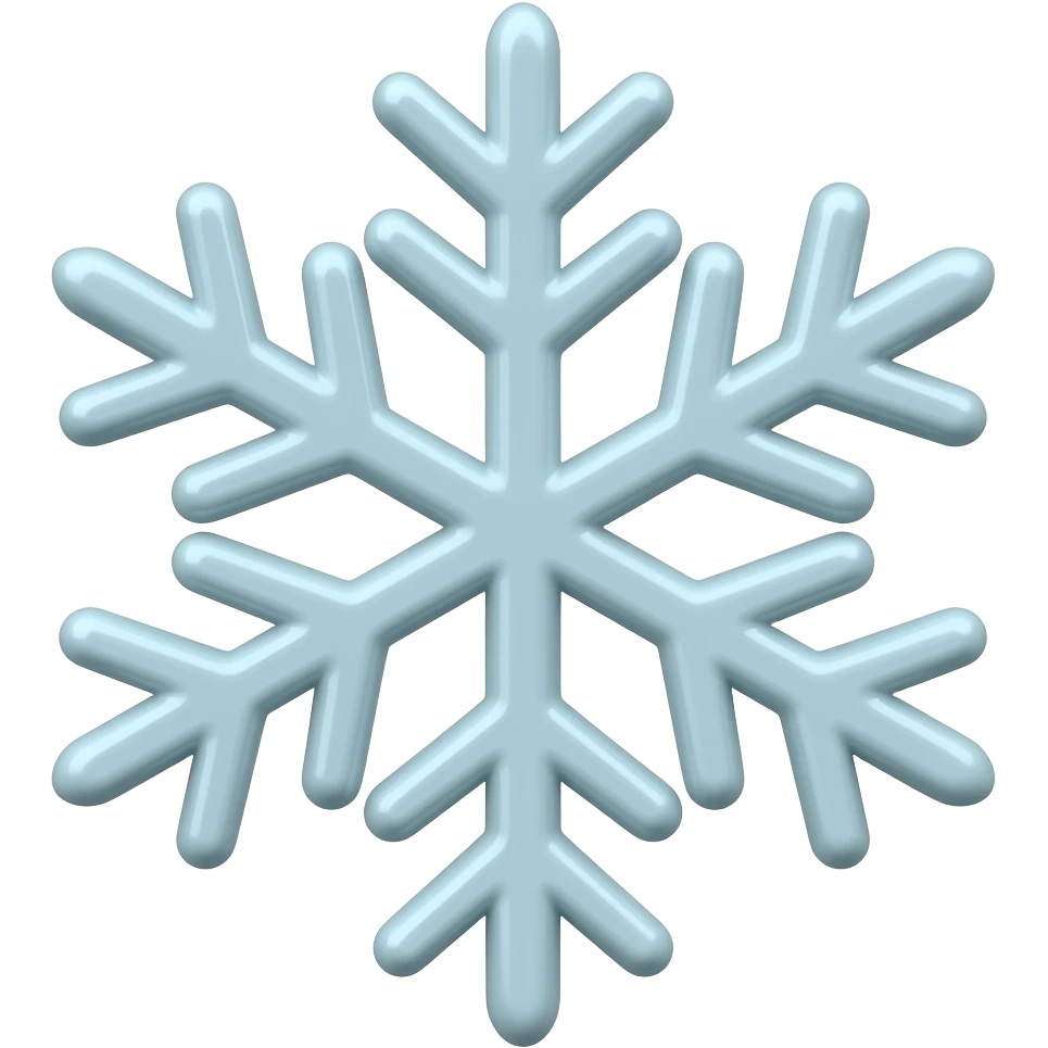 Snowflake emoji