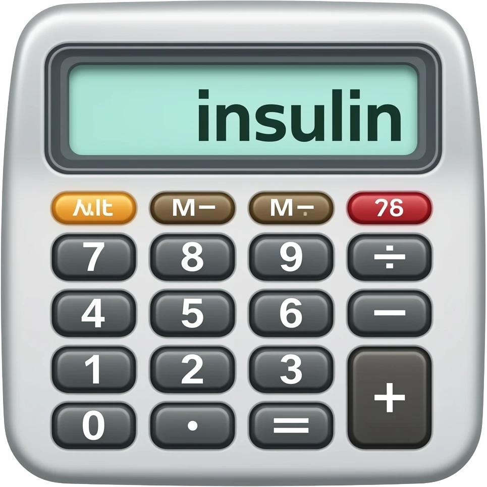 insulin caculator emoji