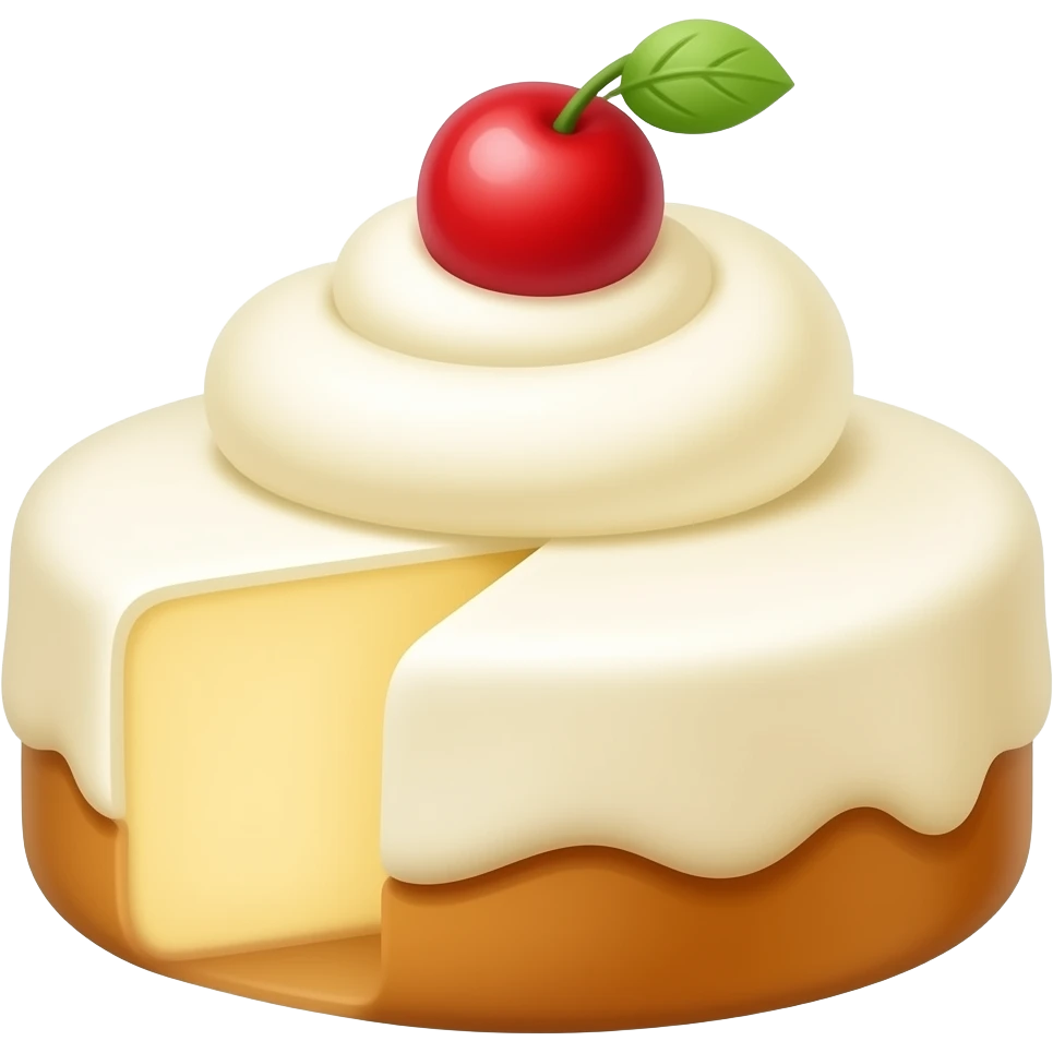 queso crema para postre emoji
