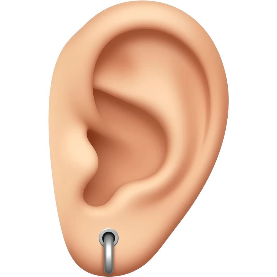 Ear piercing emoji