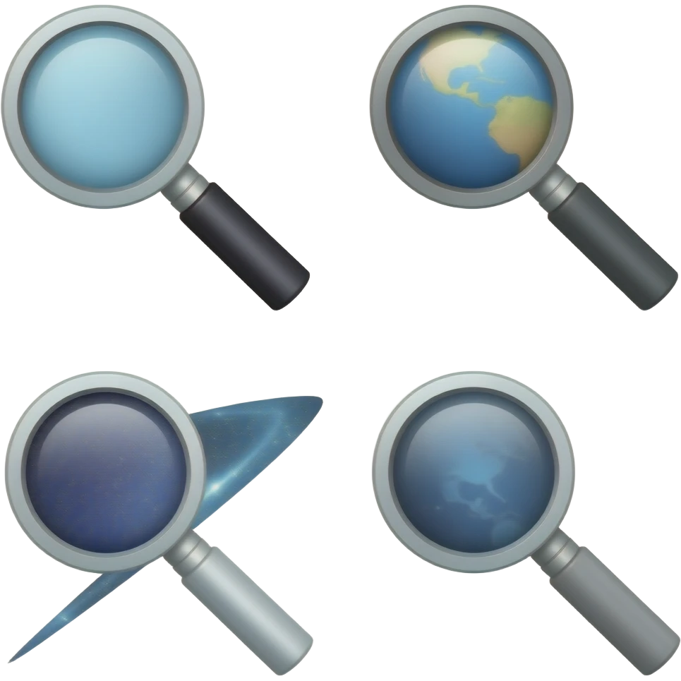 space magnify glasses emoji