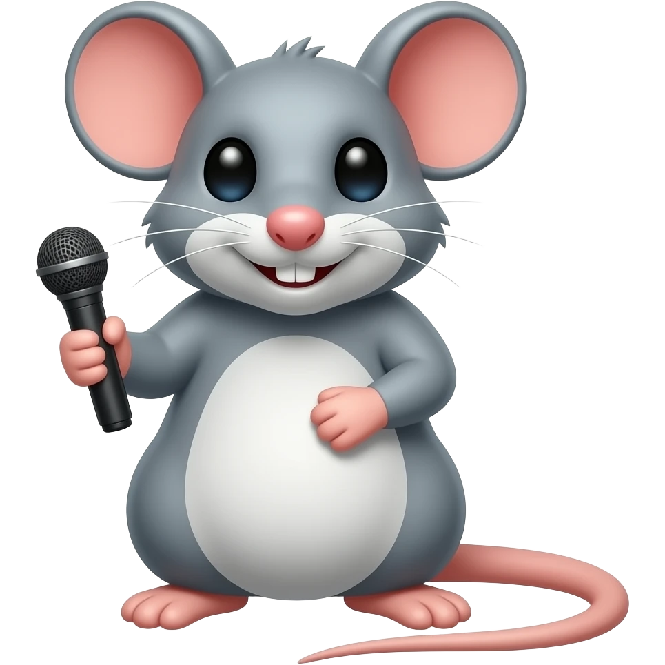 singing mouse emoji