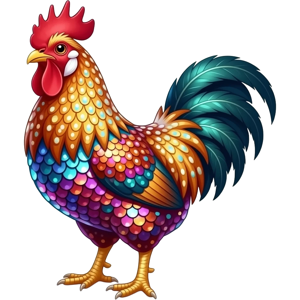 a yassified hen emoji