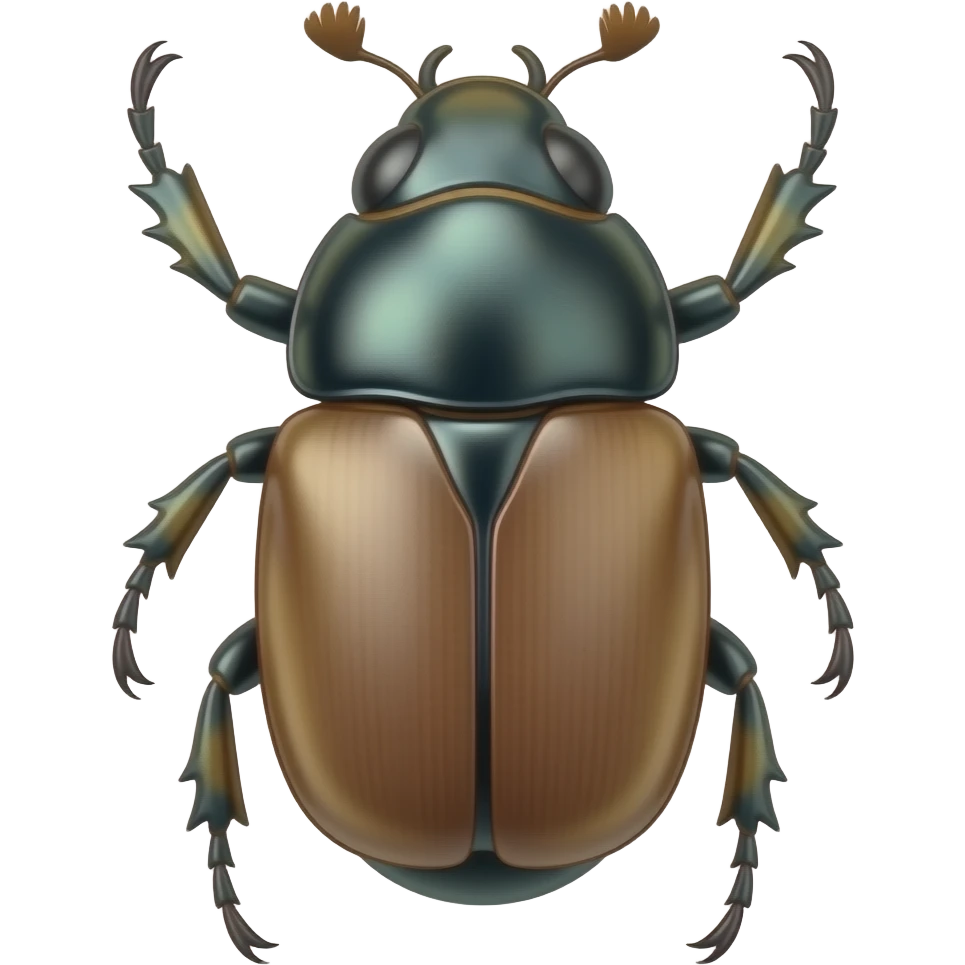 Diving beetle emoji