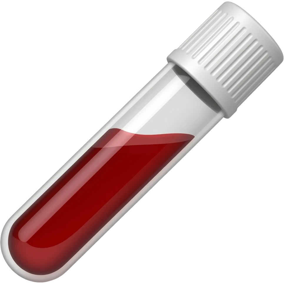 blood sample emoji