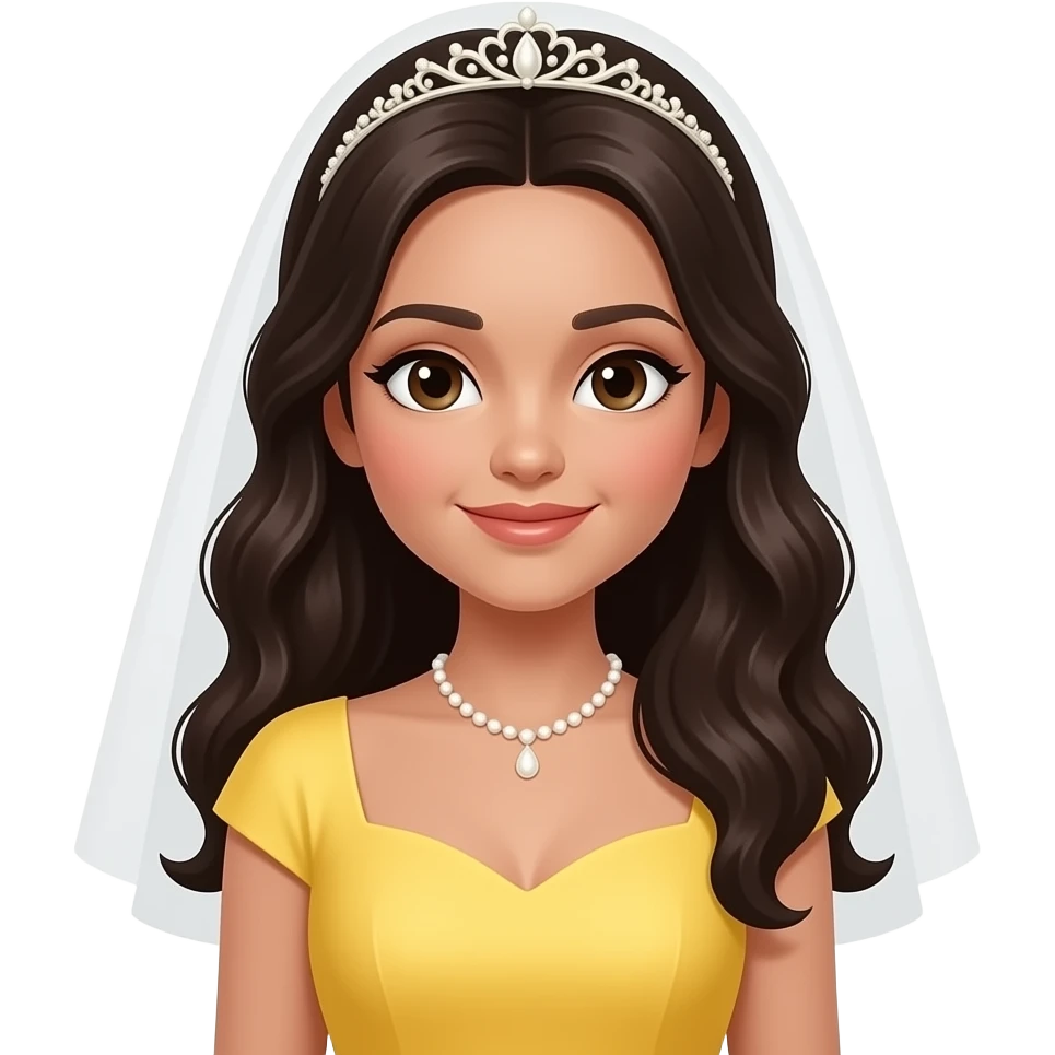 Vestido amarillo bride emoji