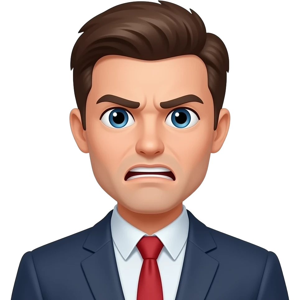 Frustrated emoji