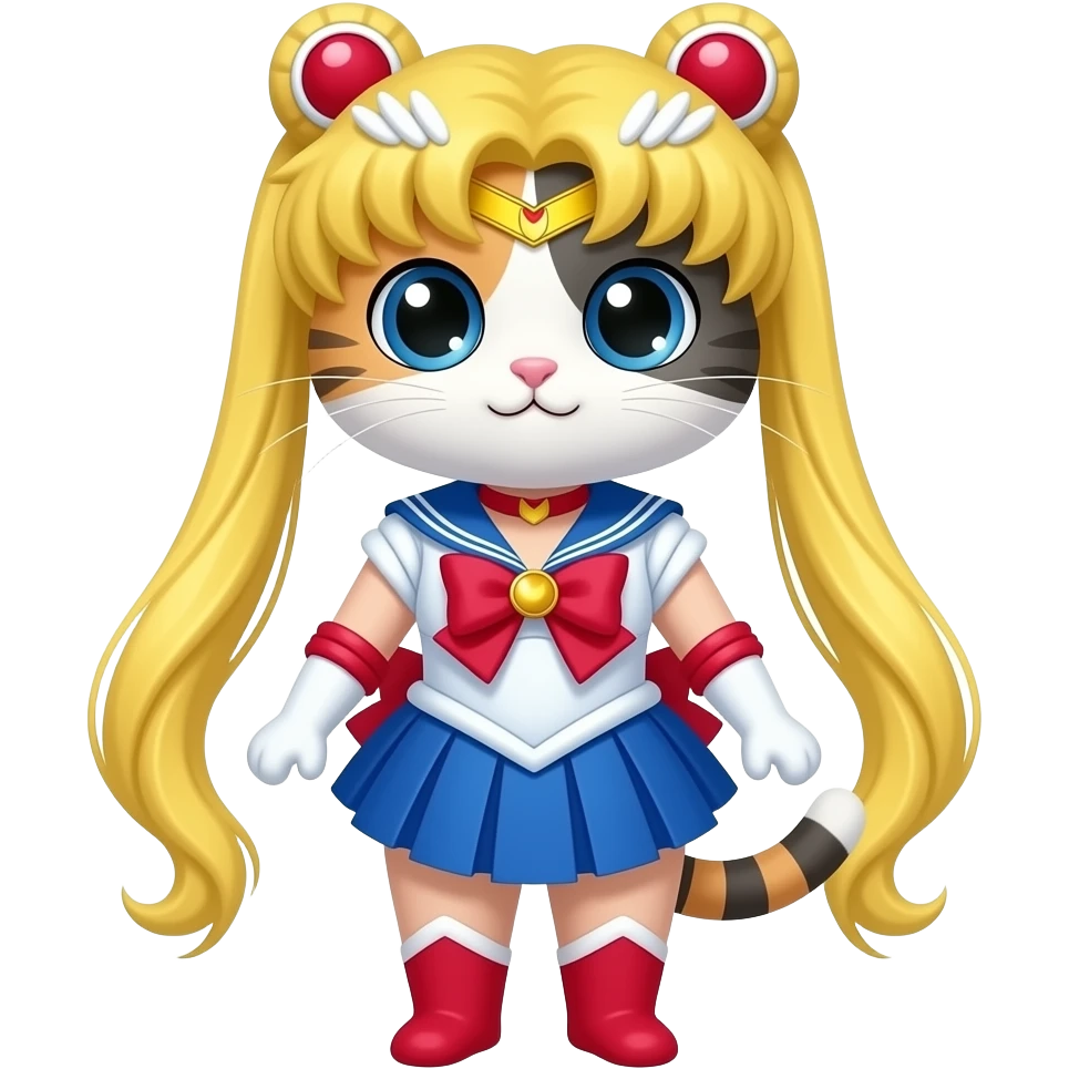 cat sailor moon emoji