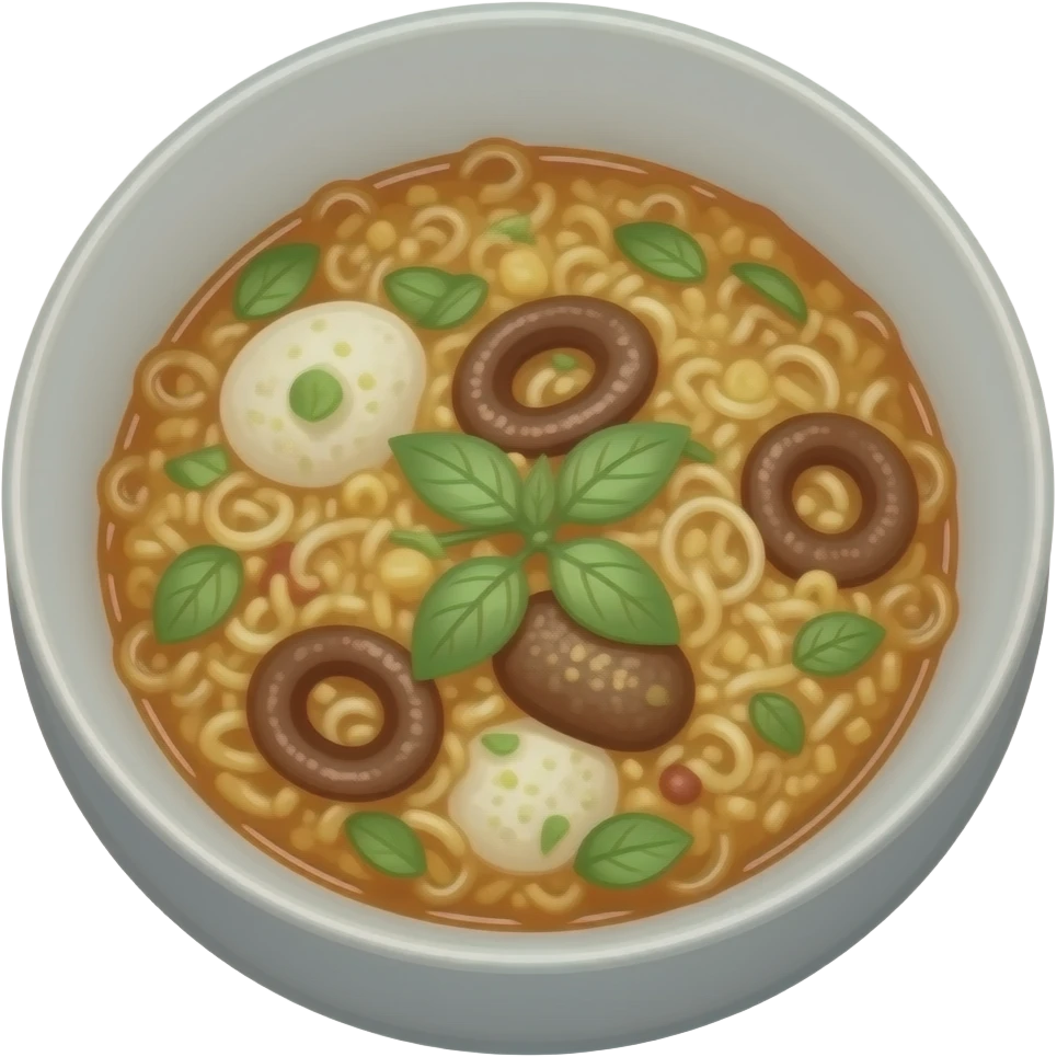Burmese khao suey emoji