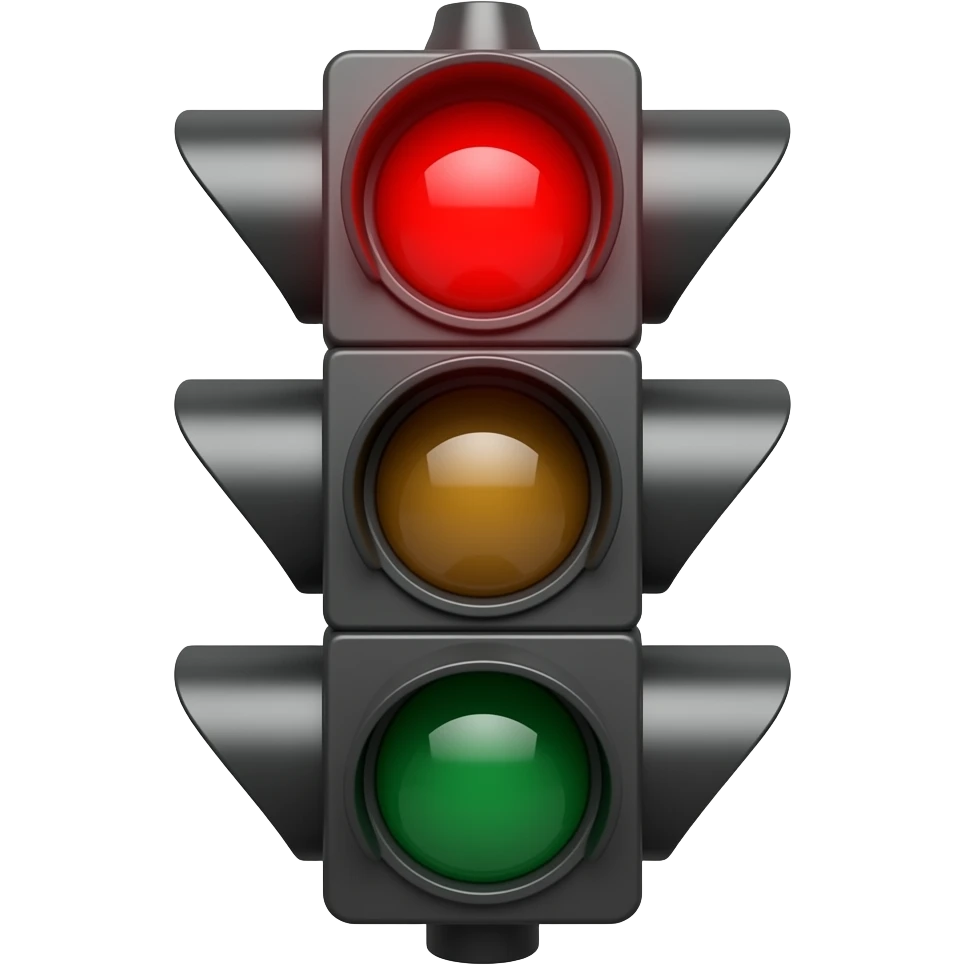 red light emoji
