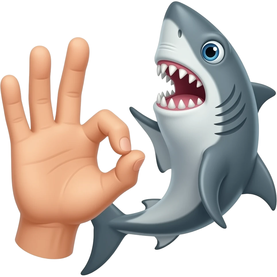 🫍  vs 🦈 battle emoji