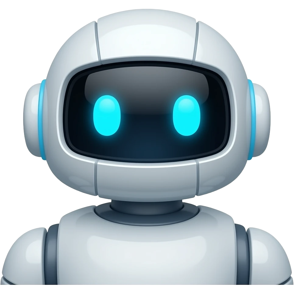 whit robot emoji