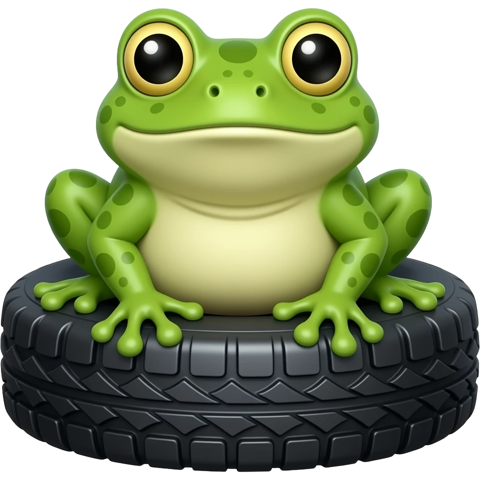 frog tire emoji