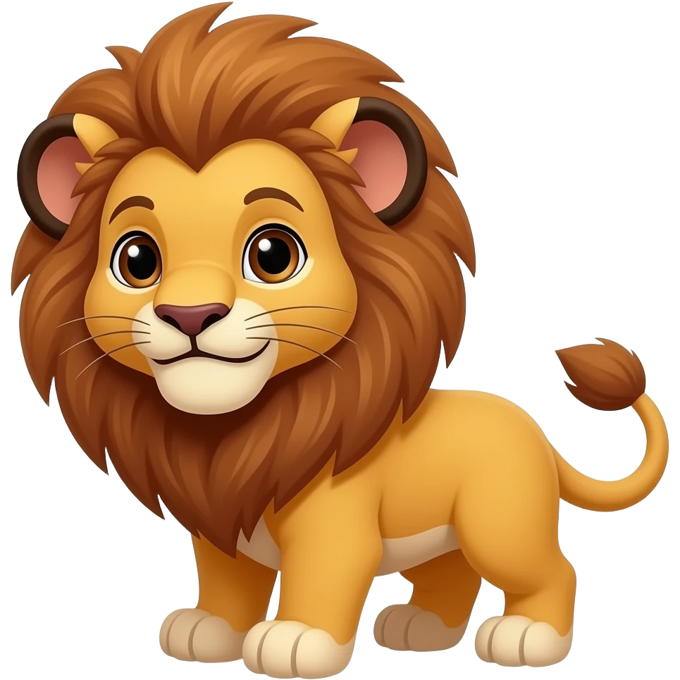 Baby lion like Simba emoji