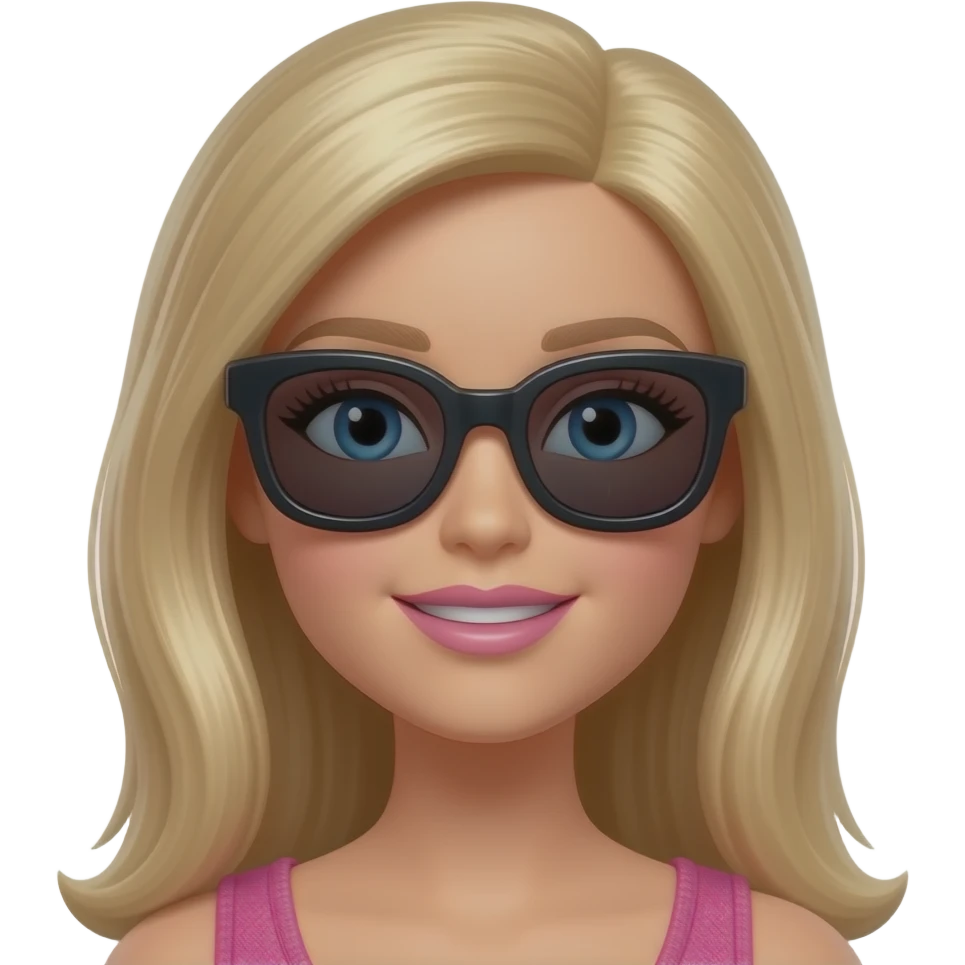 barbie big black sunglasses emoji