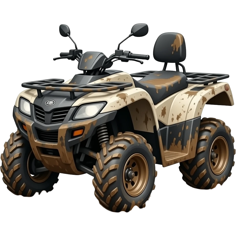 4 wheeler in the mud emoji