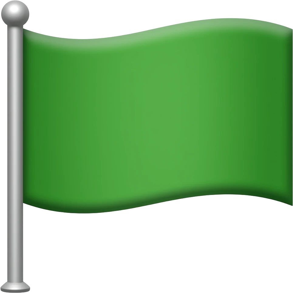 green flag emoji