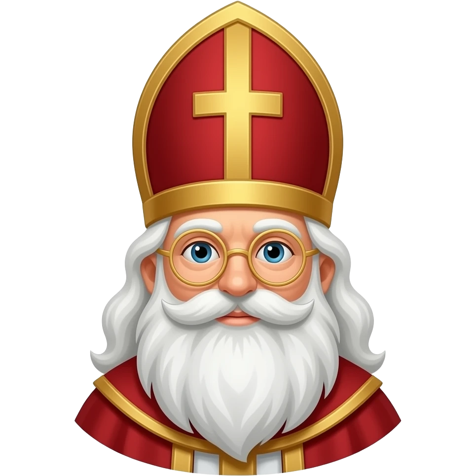sinterklaas met mijter emoji