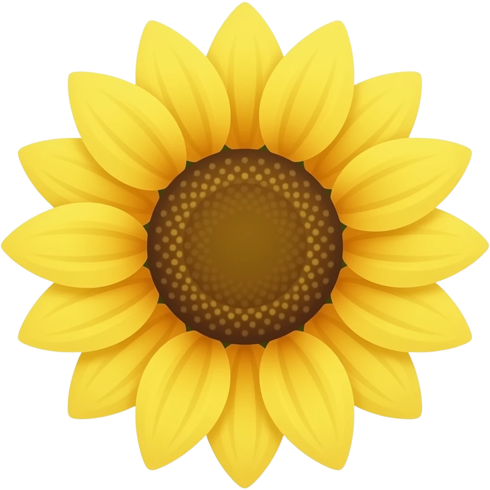 желтый подсолнух emoji
