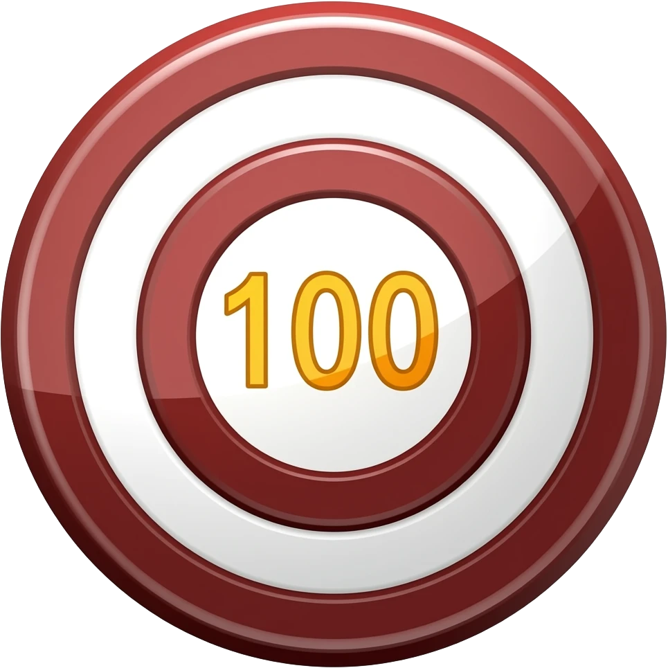 100 target emoji