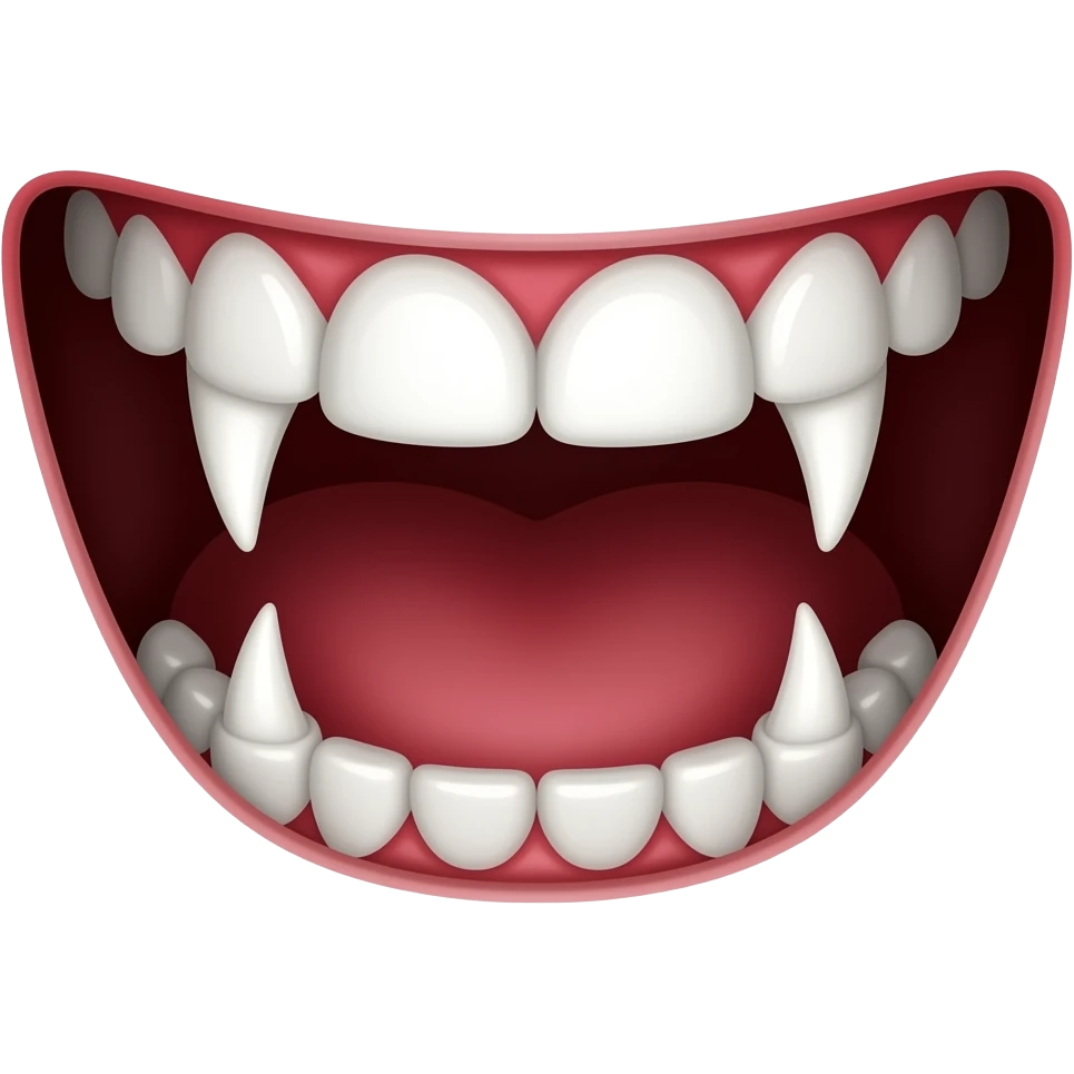 vampire teeth emoji