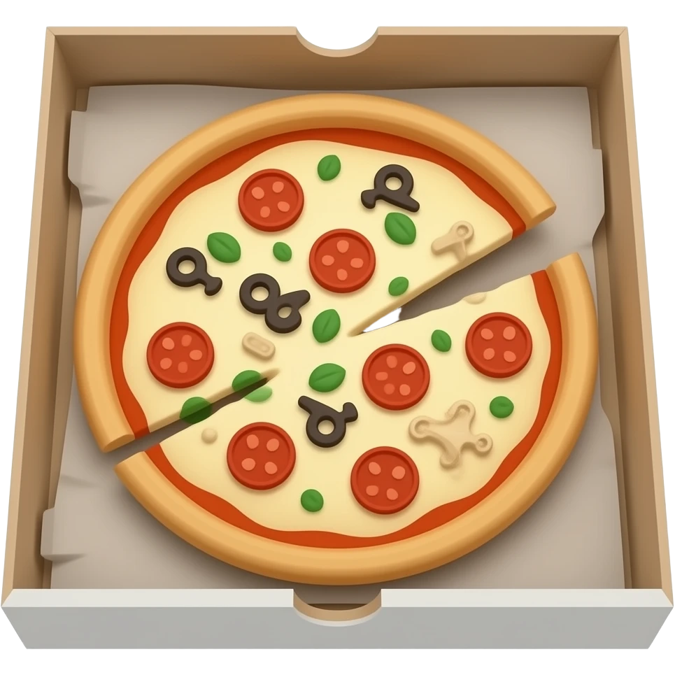 Pizza box emoji