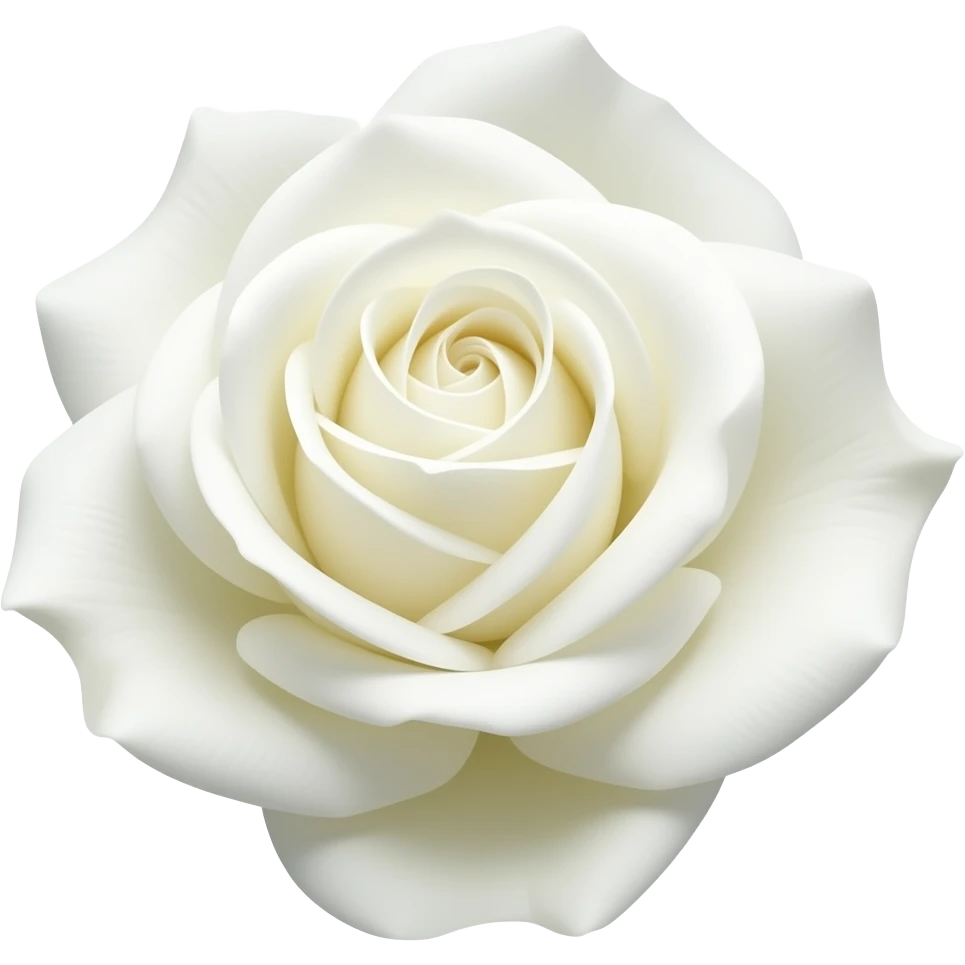 нарисуй белую розу Rosaceae emoji