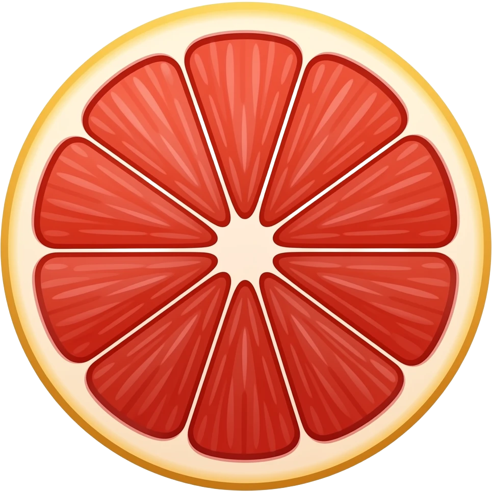 Grapefruit emoji