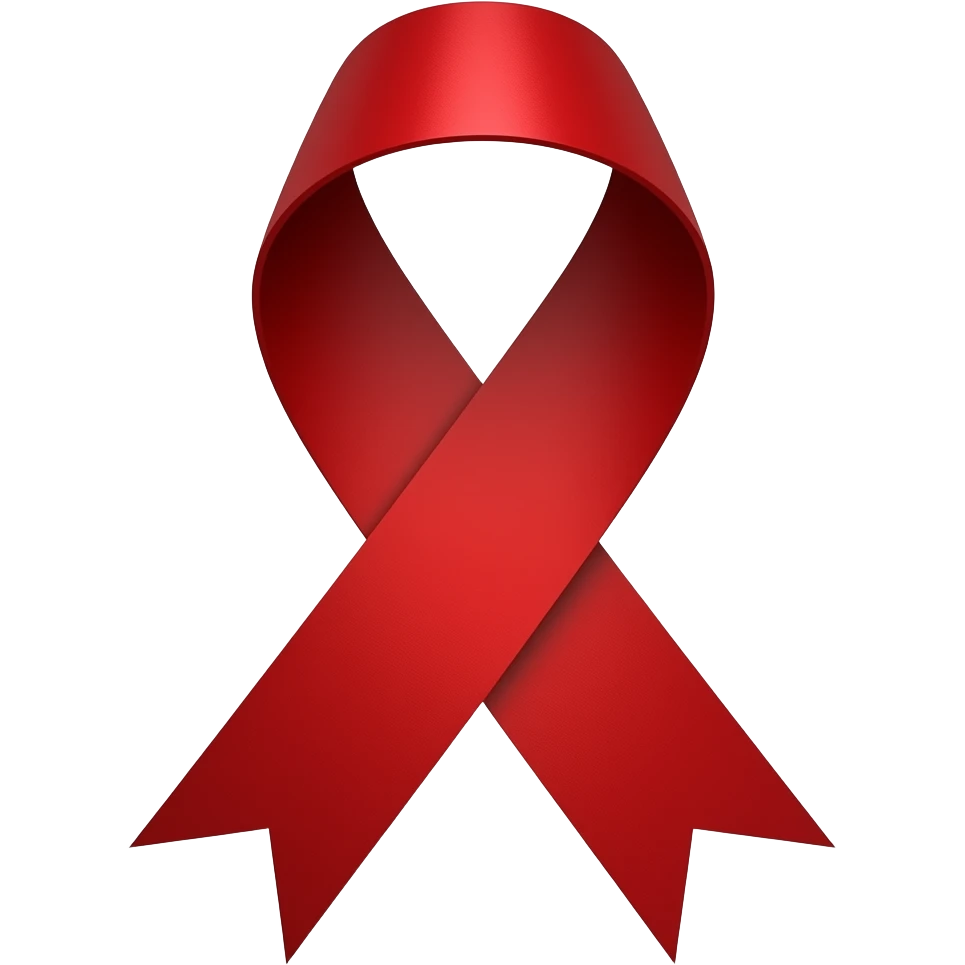 Red ribbon emoji
