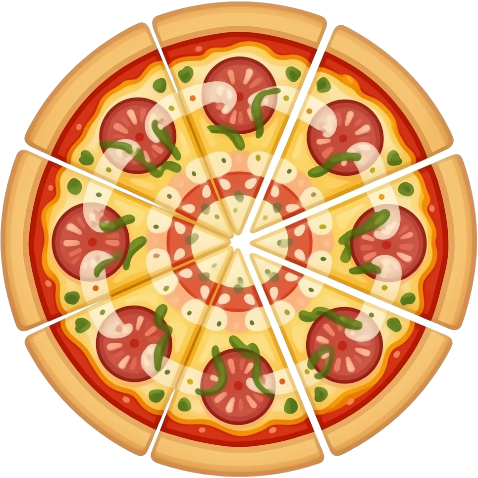 Stracciatella di Burrata pizza emoji