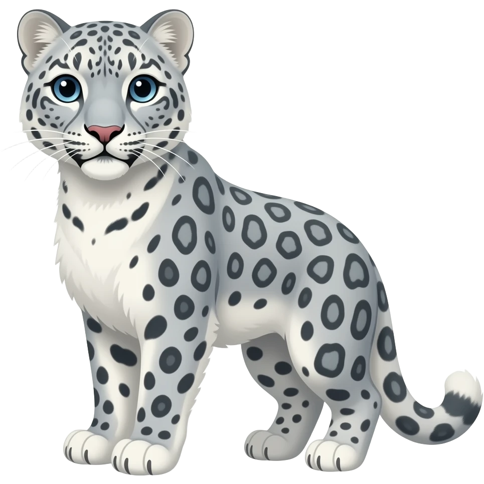 snow leopard emoji