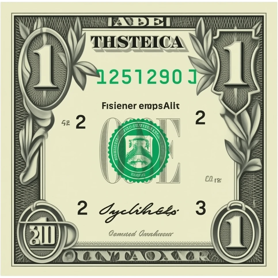 A five dollar bill, $5, Five Dollars, 5 dollars emoji