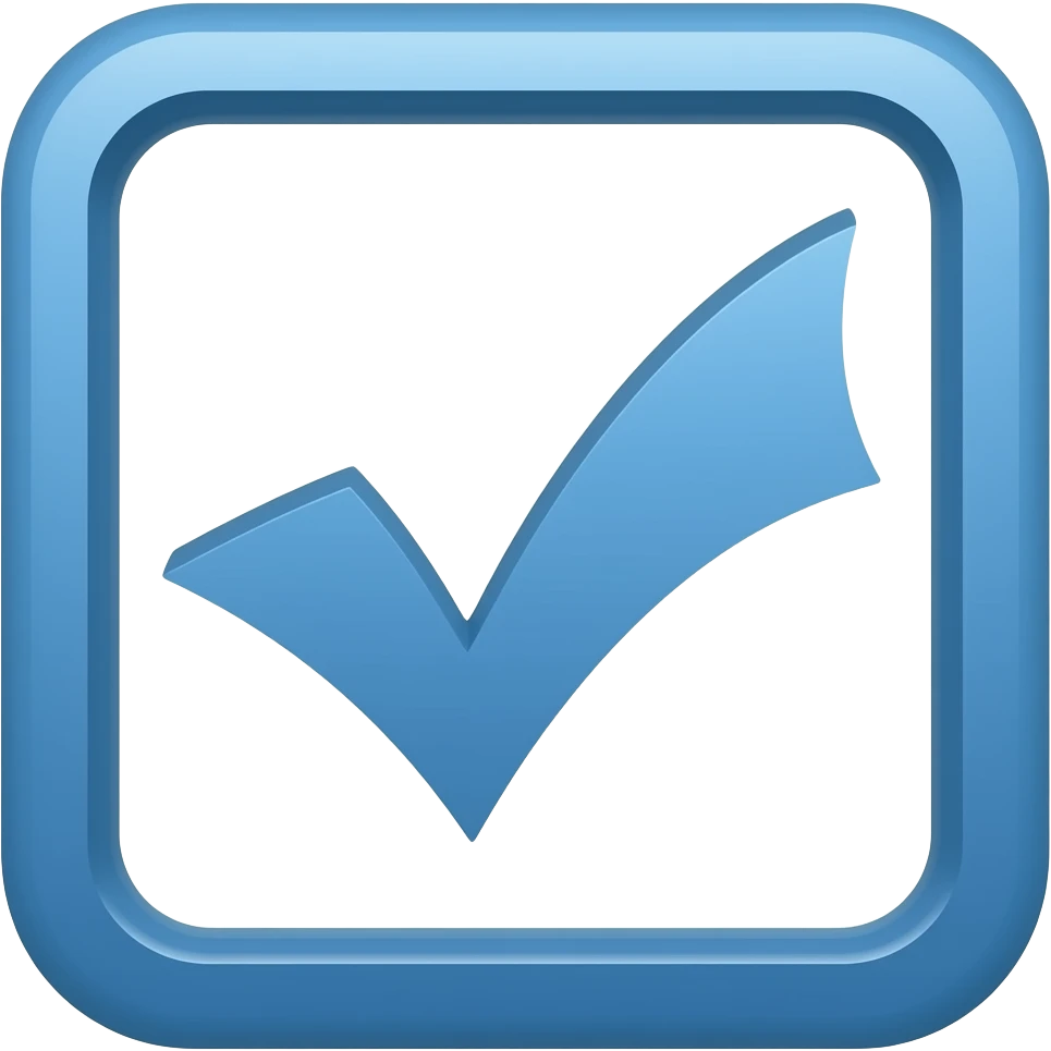 gram blue tick emoji