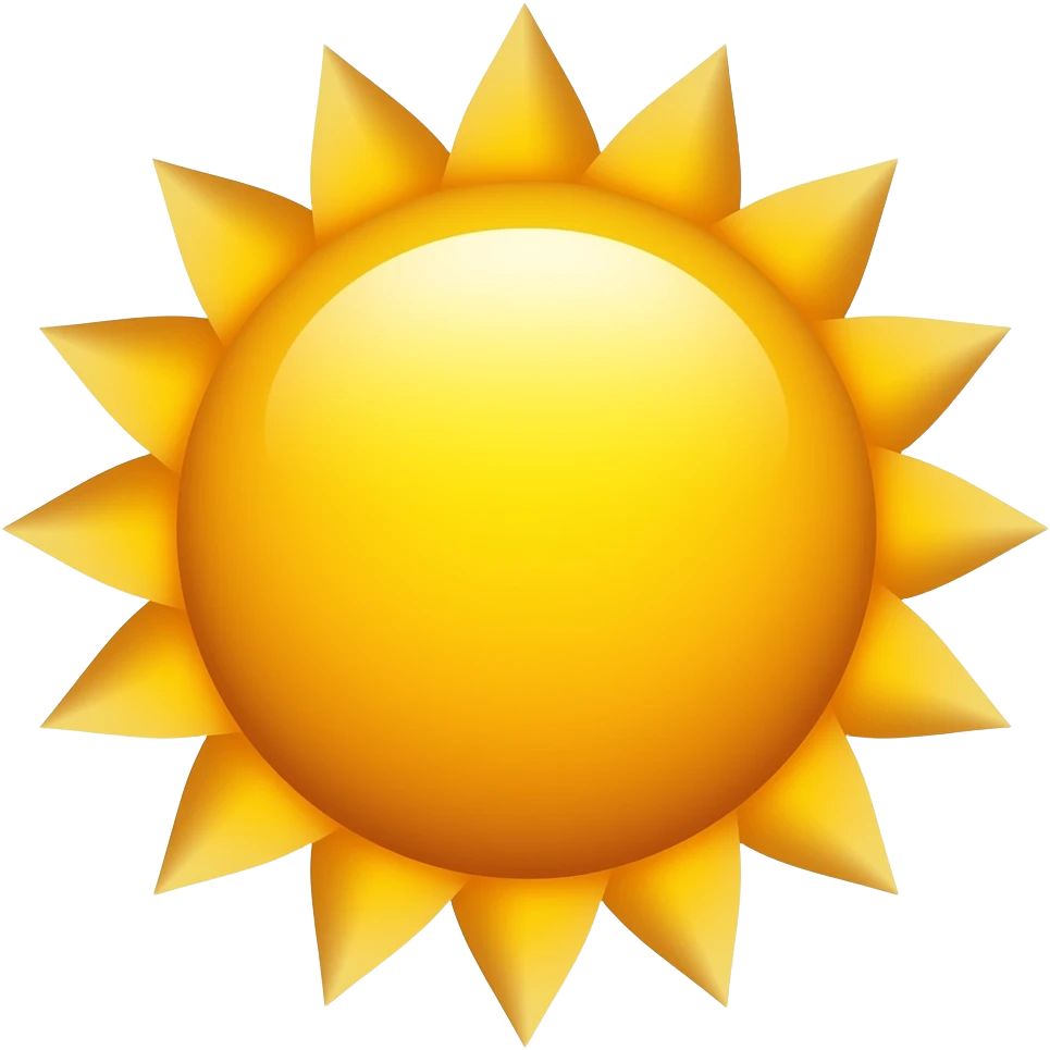 Sun emoji