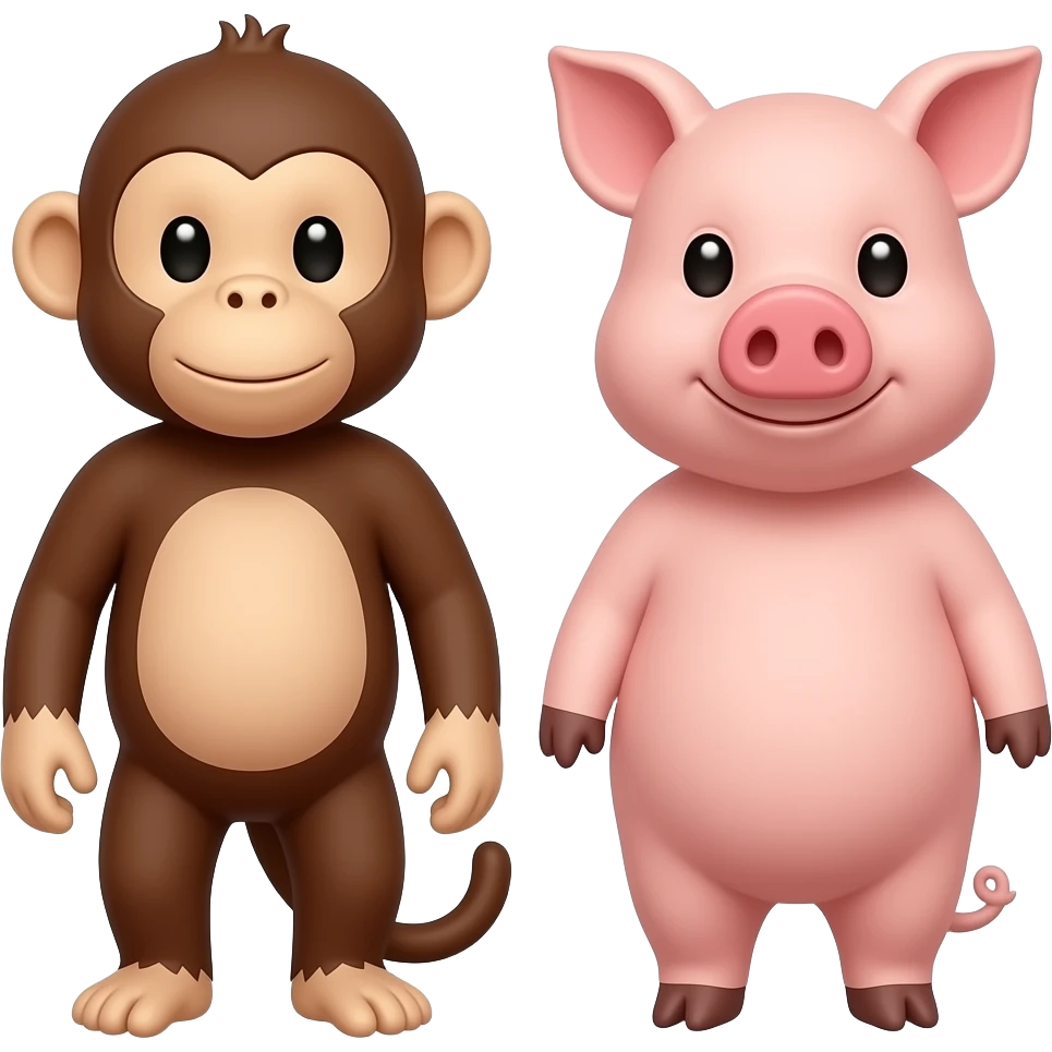 🐒🐷🐒🐷 emoji