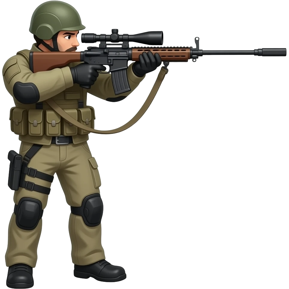 Снайпер стріляє emoji