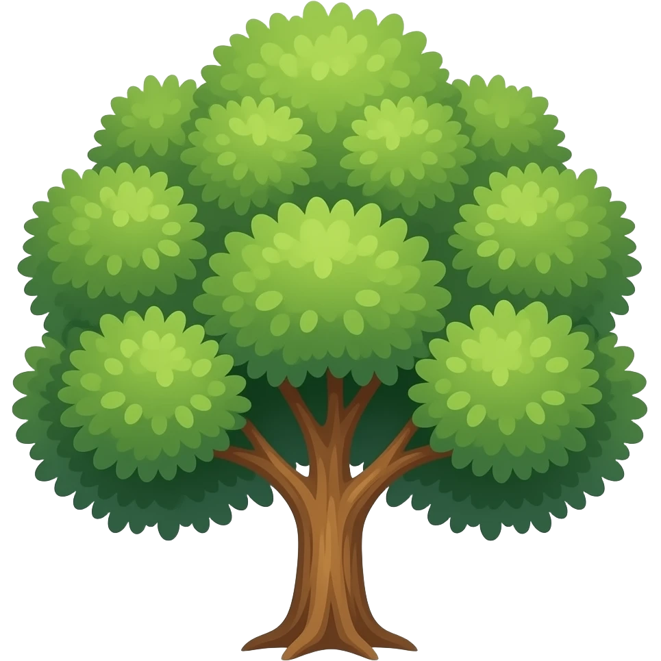 tree with branches emoji