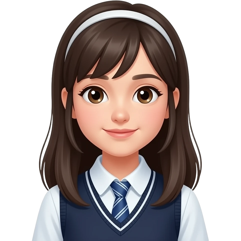اريد طفلة ترتدي ملابس مدرسة emoji