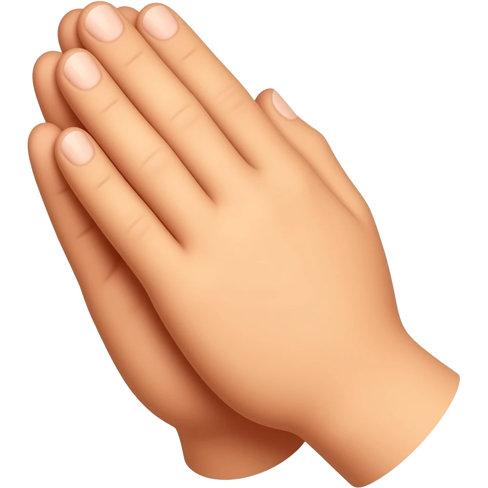 Praying hands emoji