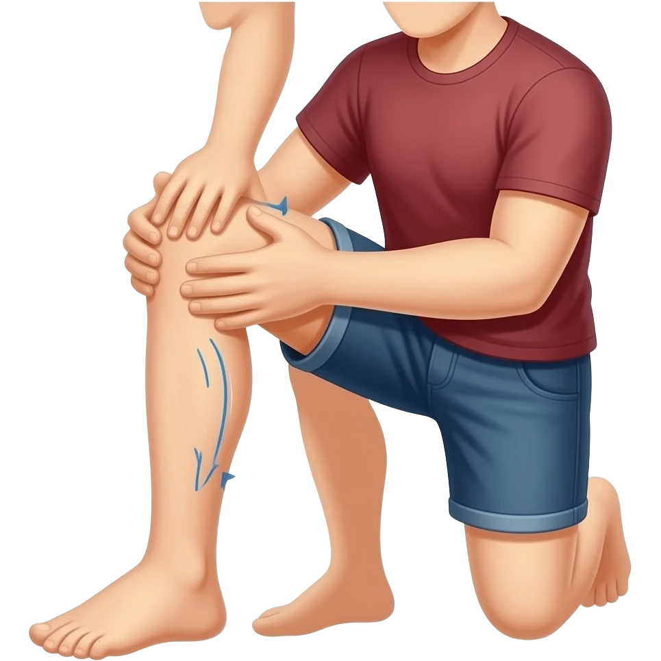Thigh massage emoji