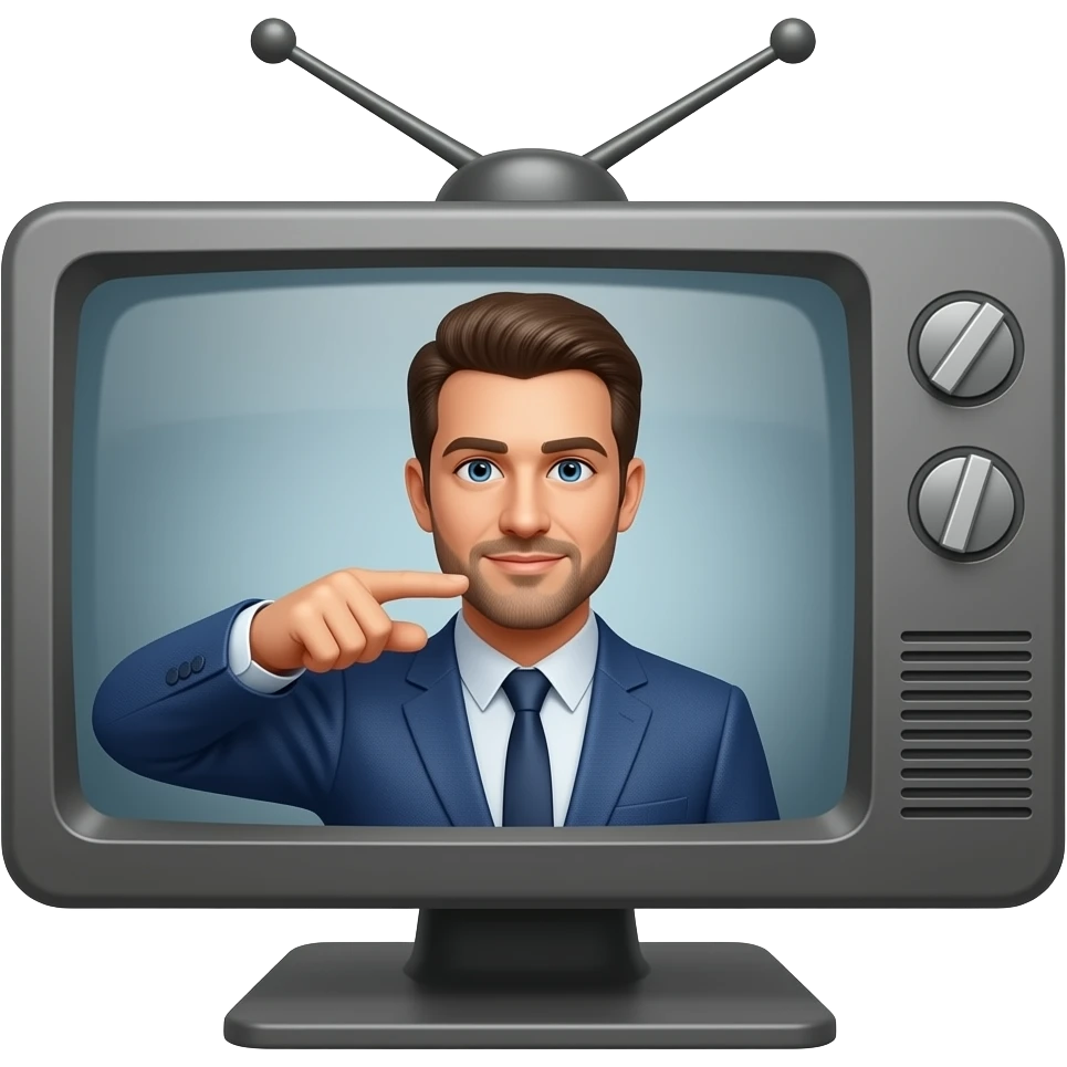 TV with a movie emoji
