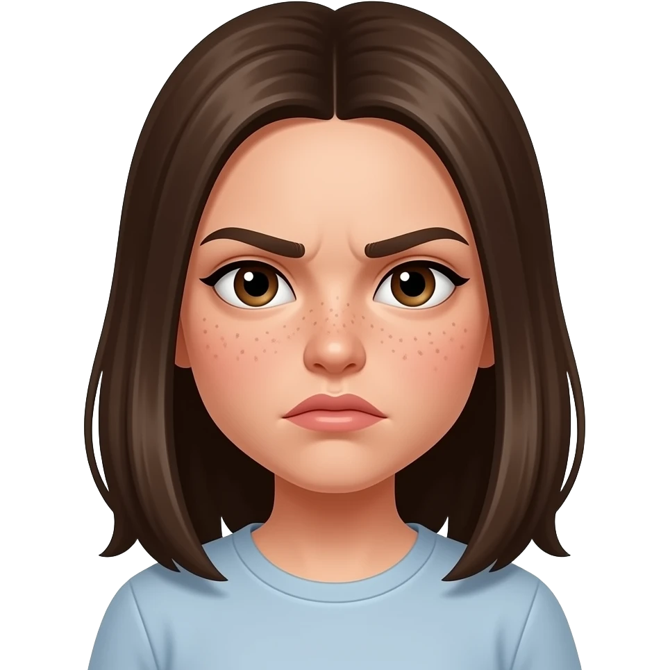 shut up max silence from you with pimples emoji