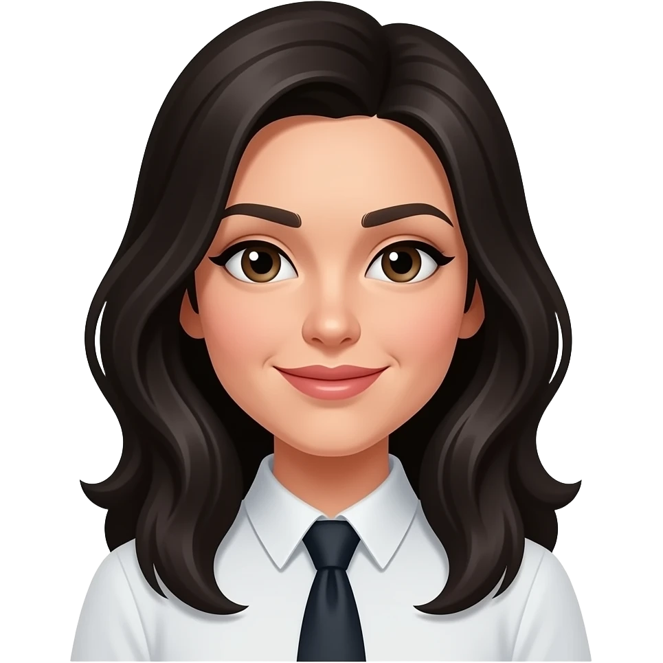 BLACK HAIR WHITE FEMALE BARTENDER emoji